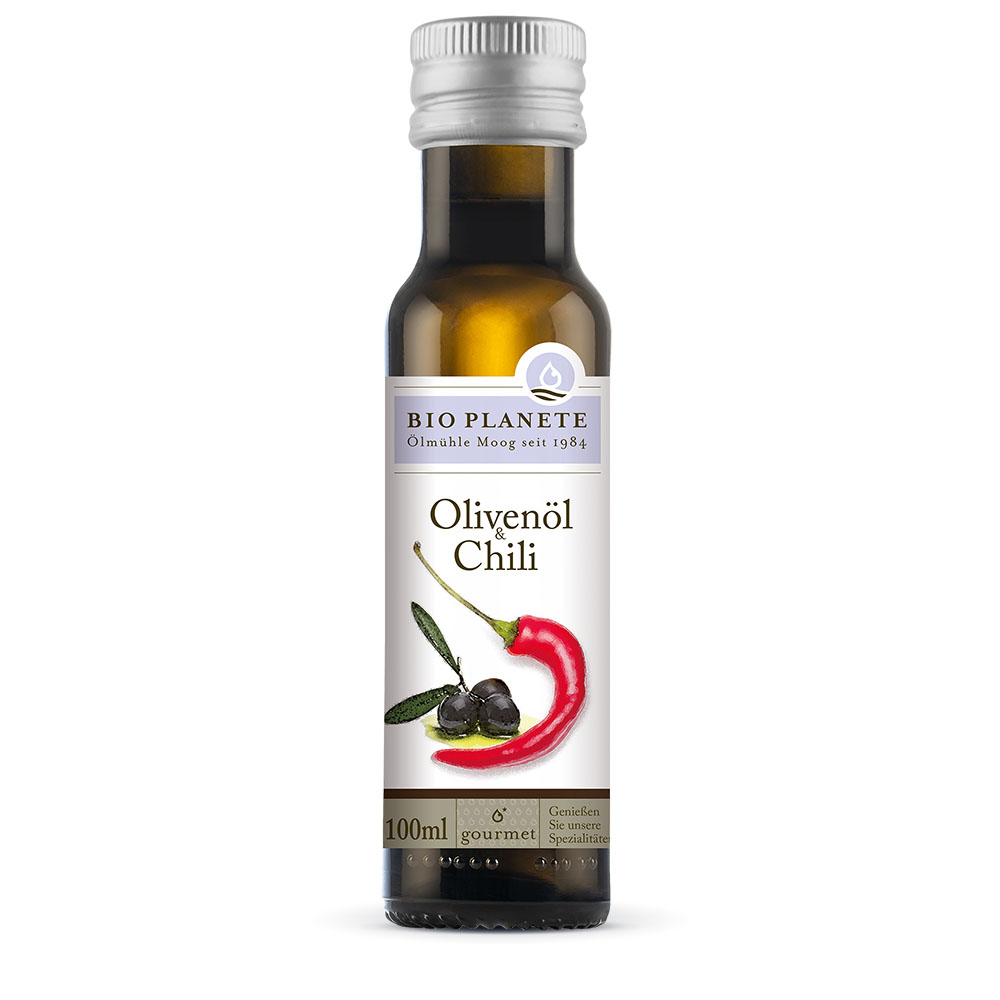 BIO PLANÈTE Würzöl Olivenöl mit Chili 100 ml