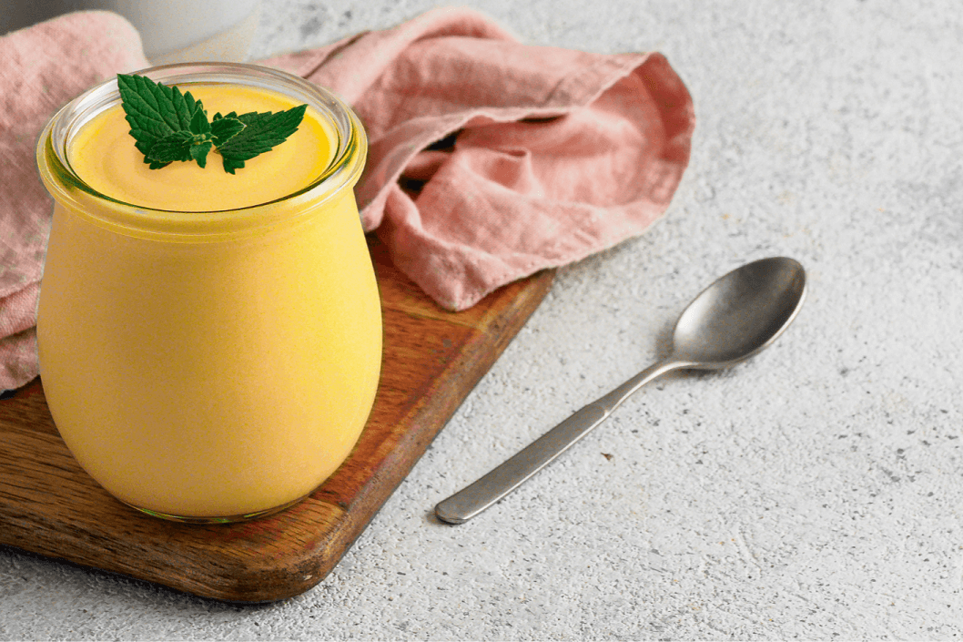 Mango-Lassi mit feiner Currynote mit BIO PLANETE Ölkomposition für Curry und Co