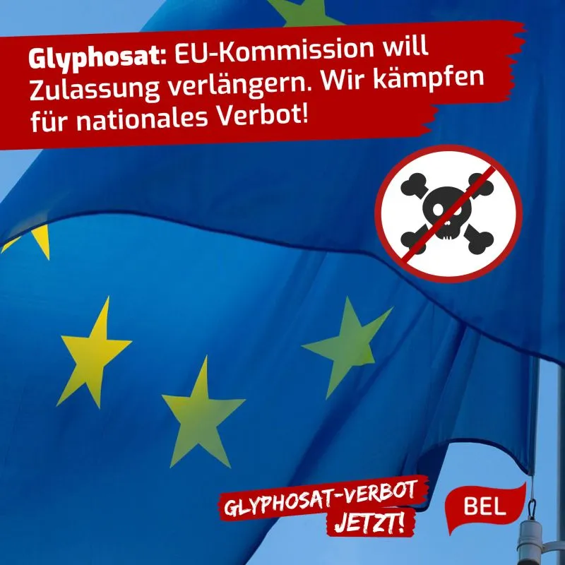 Glyphosat-Entscheidung in der EU: Ein schwarzer Tag für die Artenvielfalt und Gesundheit