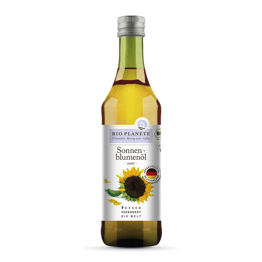 BIO PLANÈTE Sonnenblumenöl 500 ml Mehrweg