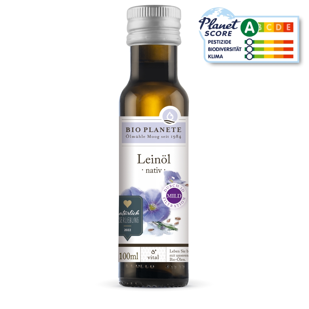 BIO PLANÈTE Leinöl nativ mild 100 ml