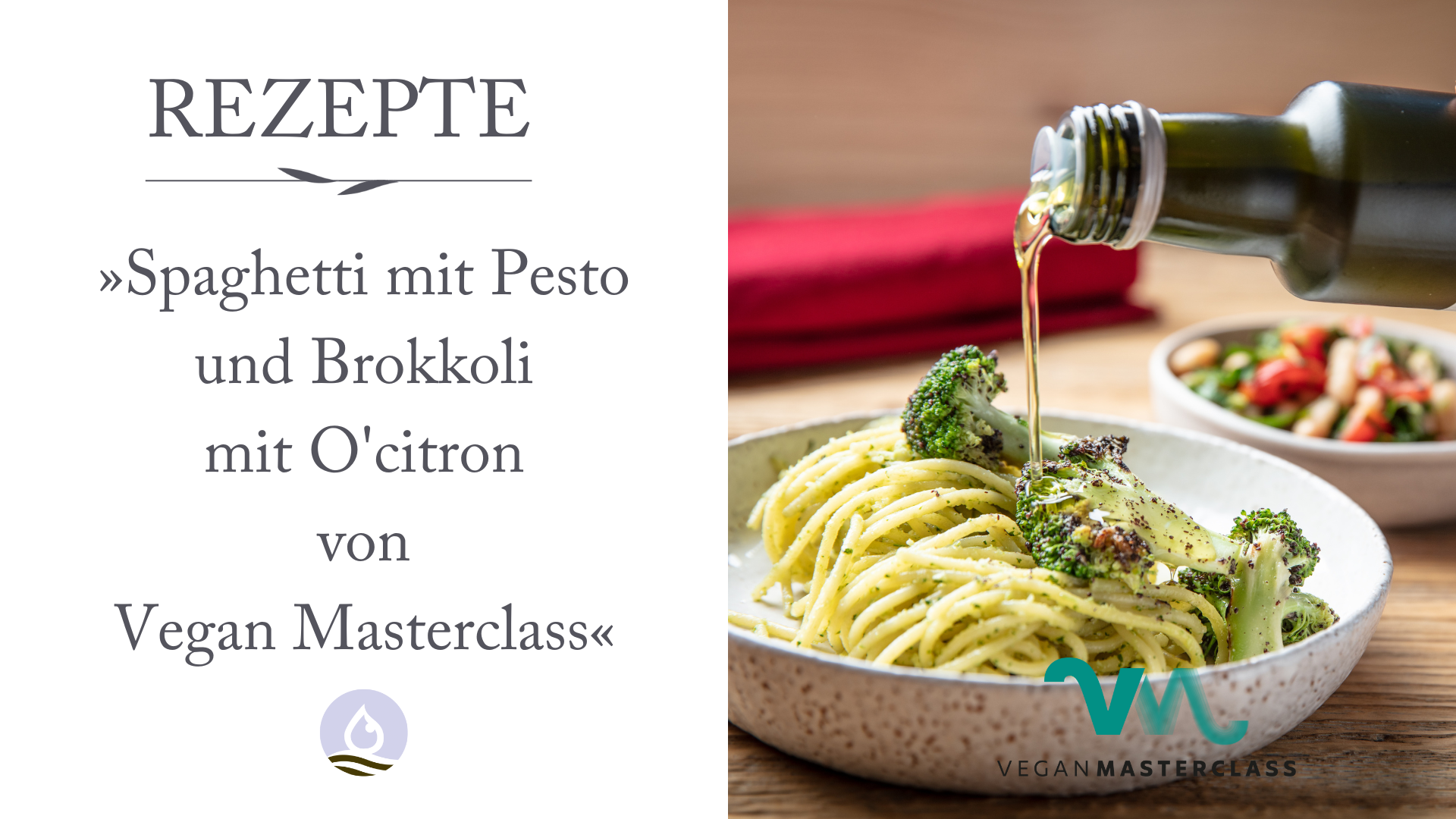 Spaghetti mit Brokkoli mit BIO PLANÈTE O'citron